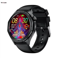 ईसीजी मॉनिटर के साथ बीटी कॉल AMOLED स्मार्टवॉच